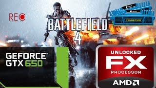 Battlefield 4 AMD FX 8350 60fps GTX 650