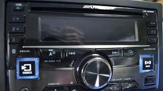 Обзор автомагнитолы Alpine CDE-W296BT new 2015
