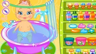 Baby Bathing Game for little baby - doras games