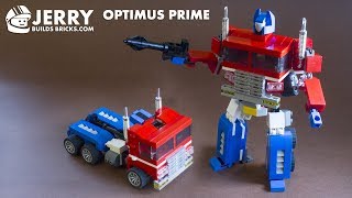 LEGO Optimus Prime G1 Transformer instructions (MOC #78)