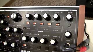 NAMM 2014 Moog Sub 37 - Prototype 1st Look