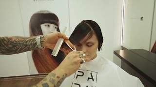 Как подстричь челку | Lifehack#1 from Park by Osipchuk | How to cut a diagonal fringe line