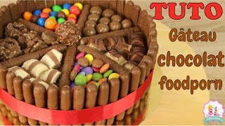 ♡• RECETTE GÂTEAU CHOCOLAT FOODPORN - KINDER BUENO M&M'S SMARTIE'S - CHOCOLATE CAKE RECIPE •♡