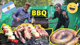 GRINGOS TRY MAKING AN ARGENTINE BBQ ASADO...It Doesn't Go So Well! ???