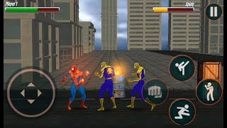 Flying Spider Iron Rope Superhero Adventure | Spider Superhero Street Fight - Android GamePlay