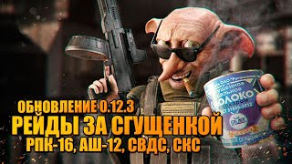 РЕЙДЫ В ТАРКОВ 0.12.3 ? вылазка за сгущенкой с РПК-16, АШ-12, СВДС, СКС!