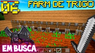 Farm de Trigo Automática - Minecraft PE: 0.17.0 Em Busca do Dragão EP.6