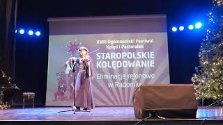 Anna Wieleńska. XVIII Ogólnopolski Festiwal Kolęd i Pastorałek "Staropolskie Kolędowanie"