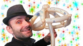 Зонтик из шариков шдм аэродизайн ★ umbrella from balloons