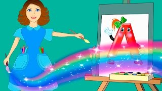 Учим Алфавит в картинках и Стишках.  Отгадываем загадки на каждую букву  Рисуем Алфавит