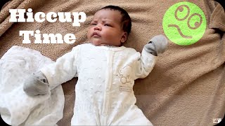 Baby's First Hiccups (딸국질로) | 2 months old | Happy Harmony May