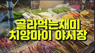 태국 치앙마이/야시장음식/골라먹는재미