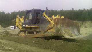 Пробная работа БУЛЬДОЗЕРА SHANTUI SD32 после замены насос форсунок двигателя