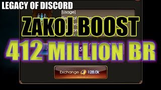 Legacy of Discord: 16 Billion BR ZakoJ Boost 412 Million BR | HKT-442