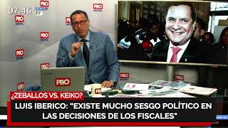 ¿ZEBALLOS VS. KEIKO? NIEGA INJERENCIA DEL EJECUTIVO EN PRISIÓN DE KEIKO