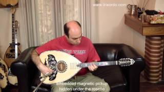 Mainland lute - Papadamou LA13 Λαούτο στεριανό trixordo.com