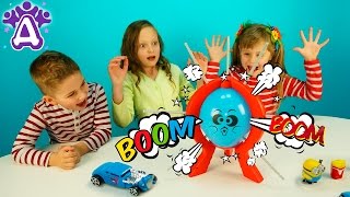Бум бум баллун игра распаковка Лопаем шарик палочками колючками. BOOM BOOM BALLOON Game Review