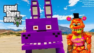 МАЙНКРАФТ АНИМАТРОНИКИ В ГТА 5 БОННИ МОД ГТА 5 ФНАФ  GTA Multi Pulti