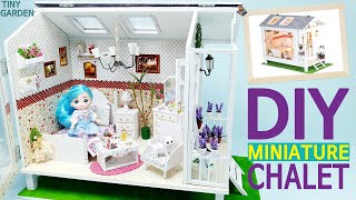DIY miniature doll house Crystal Bay Chalet 미니어처 크리스탈 오두막