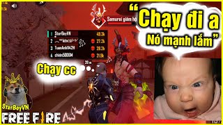 (Free Fire) Bé thiếu nhi "la hét" với Boss Sát Đao - Sì ta boi gánh team | StarBoyVN