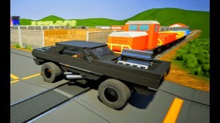Lego Car Trailer DESTROYED - Brick Rigs