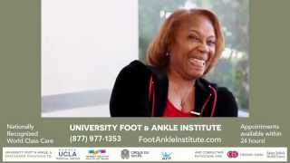 Torn Ligament in both ankles brings patient to University Foot and Ankle Institute