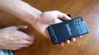 Как снять заднюю крышку смартфона Doogee X20
