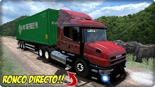 SCANIA 124G + PORTA CONTAINER CARGADO - MAPA EL DORADO PRO - ETS2 MODS 1.34
