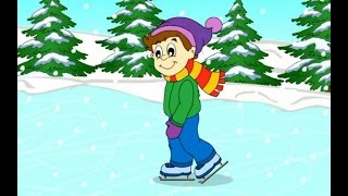 Развивающий мультфильм про зиму "Наступила зима". Зимний мультик для детей