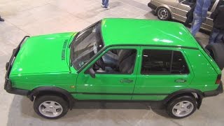Volkswagen Golf Mk2 Country (1990) Exterior and Interior in 3D
