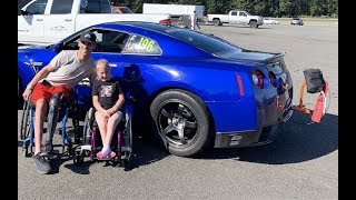 Paraplegic Amputee Drag Racing And Street Racing A GTR, Plus An Inspiring New Friend!!!!