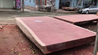 Chiếu ngựa Gỗ Cẩm Lai 1 tấm (390*200 *20cm) mới xong mộc - Gỗ Việt Bắc