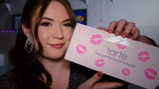 [ASMR] Tingly Tarte Cosmetics Unboxing! | Whispered