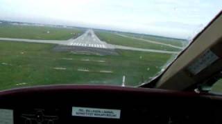 L-200 Morava landing at LHBP 31L (HA-LDC)