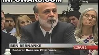 Bernanke Threatens The Congress We will cause an Economic Collapse if you audit the Fed!
