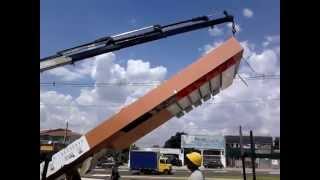 trabalho com caminhão munck