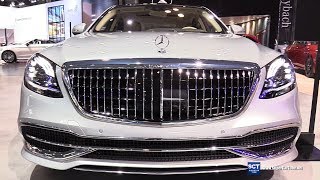 2019 Mercedes Maybach S Class S650 Sedan - Exterior Interior Walkaround - 2018 New York Auto Show