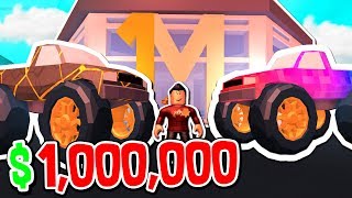 I BOUGHT THE $1,000,000 ROBLOX JAILBREAK MONSTER TRUCK!!