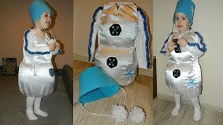 Костюм Снеговика из поролона