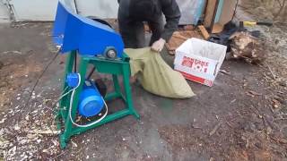 Самодельный щепорез -Измельчитель для веток (на 220В)
