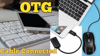 Redmi 5A Support OTG Cable Connected by Keyboard and Mouse