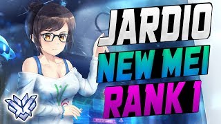 JARDIO INSANE MEI! 50 ELIMS! [ OVERWATCH SEASON 9 TOP 500 ]