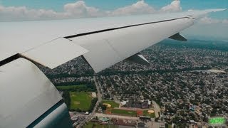 American 777-300ER Breathtaking Windy Landing at New York JFK!