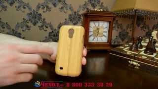 Фирменная из бамбука задняя панель-крышка-накладка для Galaxy S4 Mini GT-I9190/Duos GT-I9192