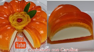 GELATINA FLOTATINA CON QUESO CREMA