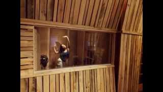 Wood room treatment for Nashville Recording studio