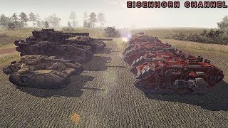 Men of war 2 Ultimate Mod Warhammer 40k -Test - Самая сильная Сверхтяжелая техника в Wh40k Mod