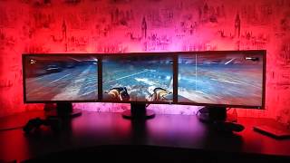 duke nukem forever 2011 на трех мониторах+ подсветка. on three monitors+ backlight