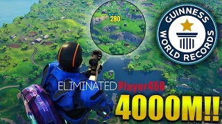 4000M NOSCOPE KILL WORLD RECORD [NOT CLICKBAIT] - Fortnite Best & Funny Moments (Fortnite BR)