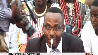 Central Reg. Min.-Designate, Kwamena Duncan takes takes turn - Min. Vetting on Joy News (16-2-17)
